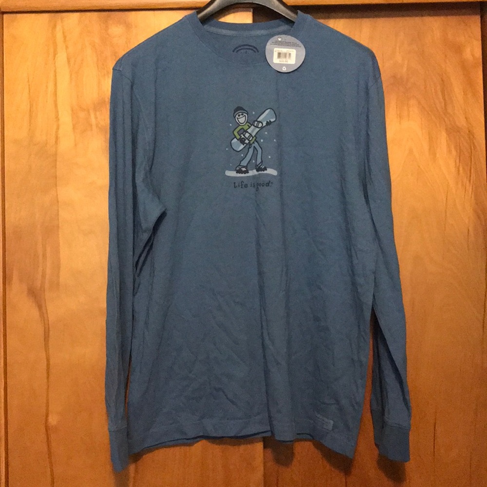 Life is Good Men’s Large Long sleeve Shirt